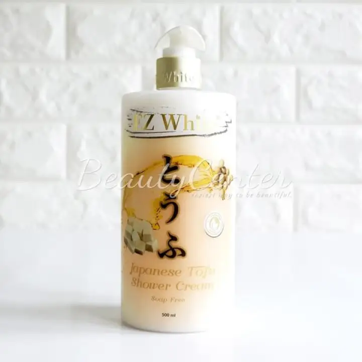Sabun Pemutih Badan Dan Wajah Ez White Japanese Tofu Shower Cream Sabun Mandi Cari 500ml Bpom