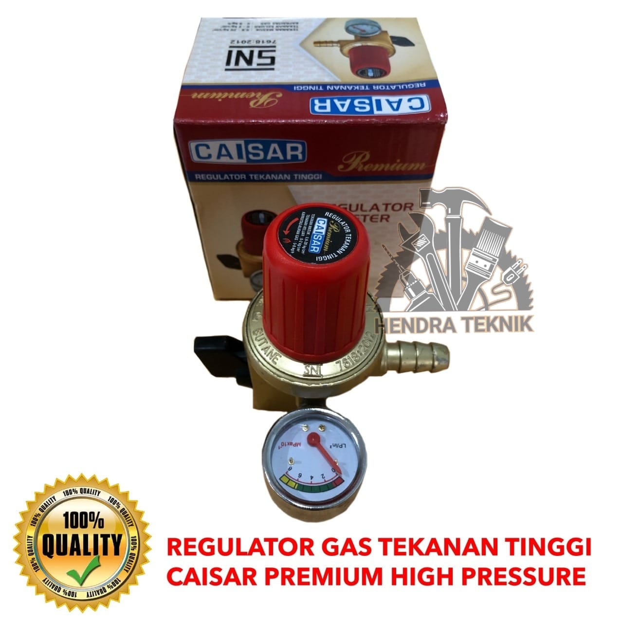 REGULATOR LPG HIGH PRESSURE + METER KEPALA GAS ELPIJI TEKANAN TINGGI