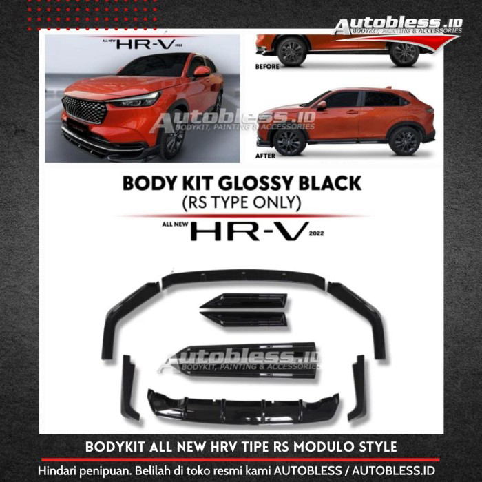 Bodykit All New HRV Tipe RS Modulo Style IMPORT 2022 2023 2024 2025