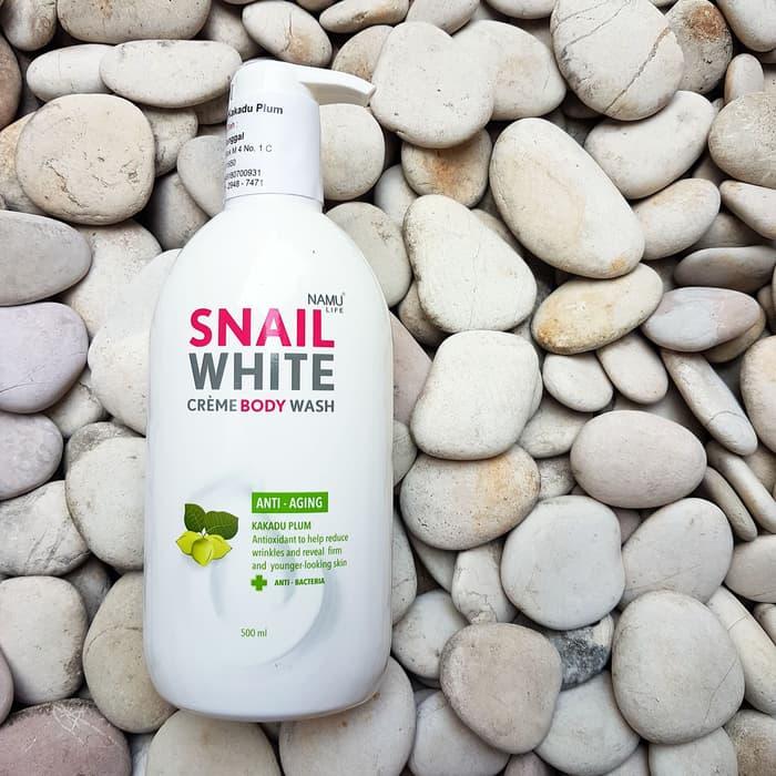 PROMO SNAIL WHITE 500ml Anti Aging Kakadu Plum Creme Body Wash Sabun Mandi - kgTZuPlK