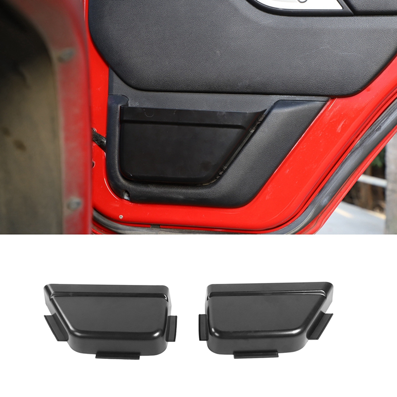 Car Rear Door Net Pocket Storage Box Organizer, Passenger Door Side Insert Storage Tray Organizer for Jeep Wrangler JK 2011-2017
