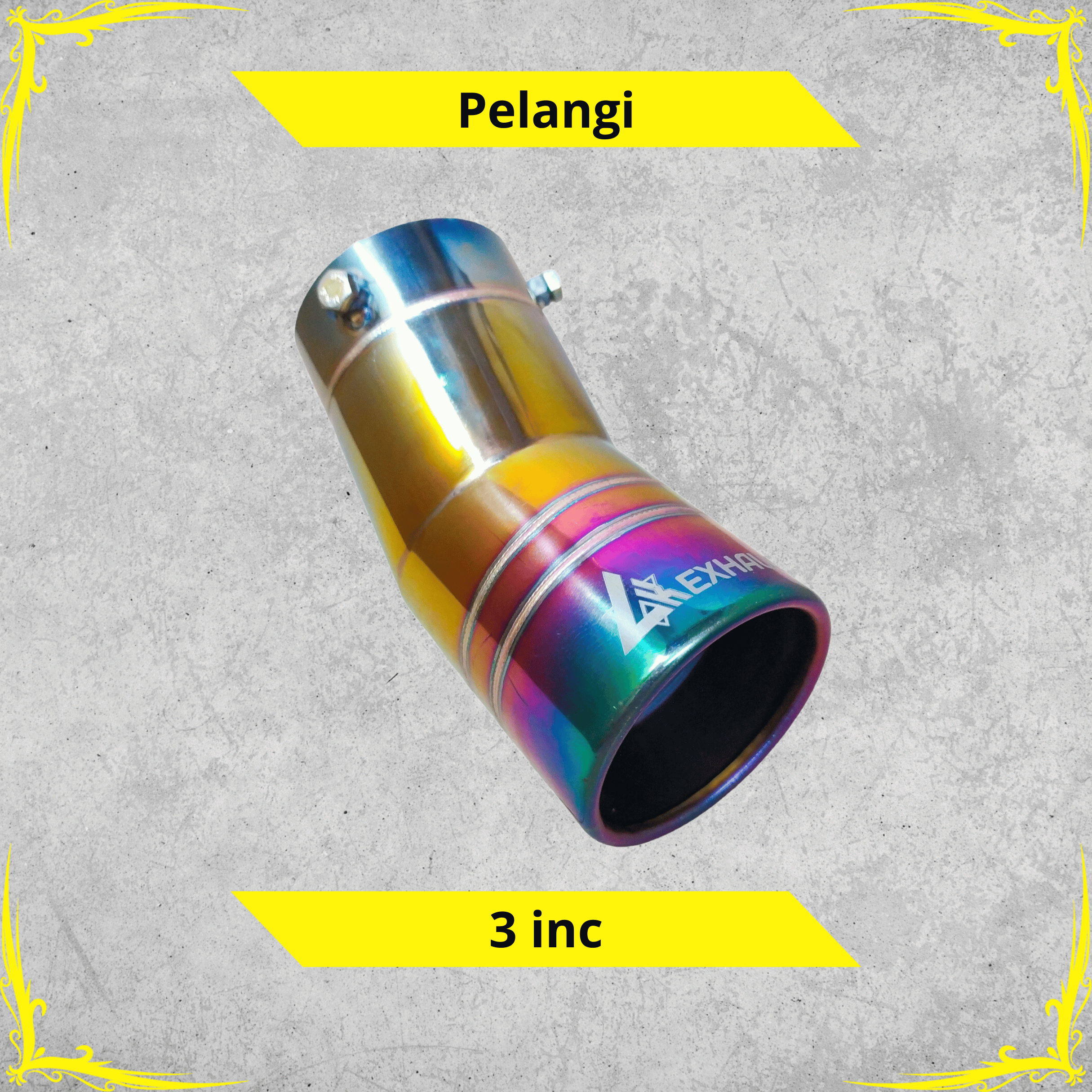 Tailpipe innova reborn muffler cutter variasi model bengkok original LK