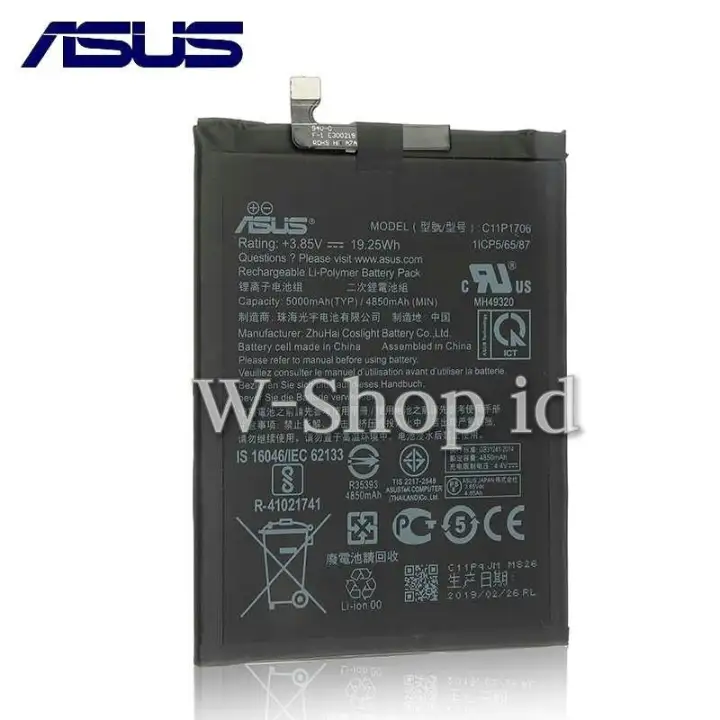 Original 100 Baterai Battery Asus Zenfone Max Pro M2 Zb631kl Batre Batere Batrei Hp Asus Zenphone Max Pro M2 Ori X01bda C11p1706 Lazada Indonesia