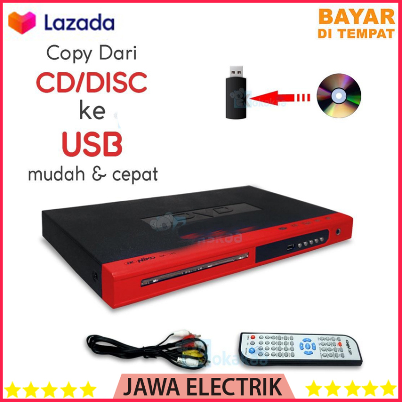DVD Player NIKO Paling Bagus Baca Semua Kaset Bajakan/original