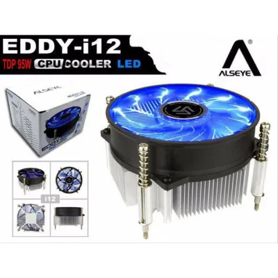Cpu Cooler Alseye Eddy-I12 - Fan Prosessor Gaming Alseye i12 Intel