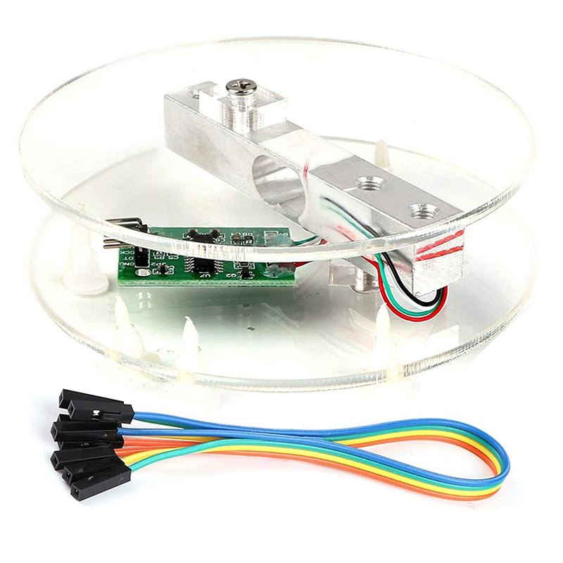 Digital Load Cell Weight Sensor HX711 AD Converter Breakout Module 5KG Portable Electronic Kitchen Scale for Arduino