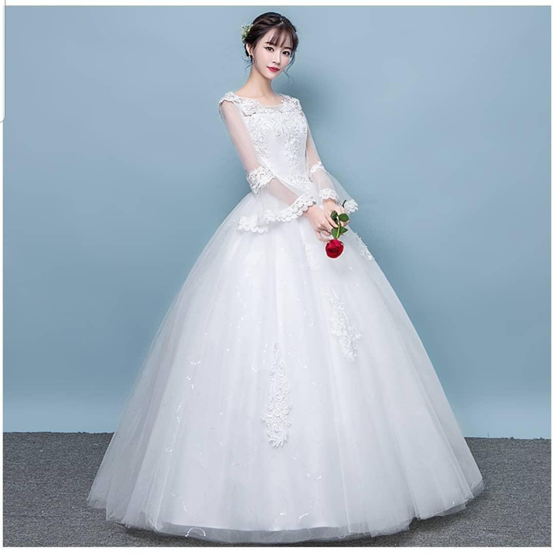 Gaun wedding promo/gaun prewedding /gaun pesta /gaun pengantin /gaun