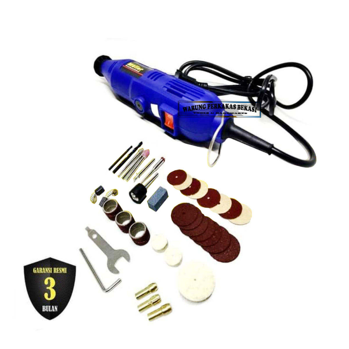 Mollar Mini Die Grinder Set Alat Mesin Tuner Porting Set Lengkap Dengan