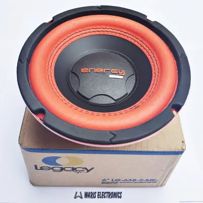 Speaker Subwoofer Legacy 6 inch Energy Series LG 638 2 MK1 Double Coil