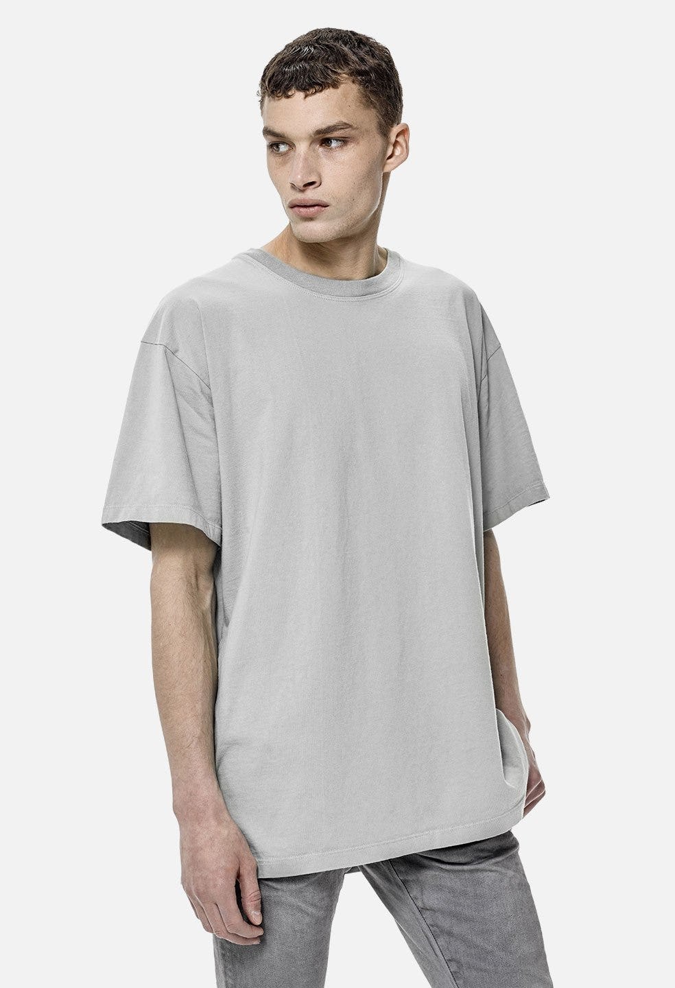 Jual Kaos Cewek Oversize Grey Terbaru 