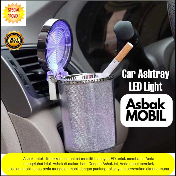 Promo Asbak Rokok Mobil Car Ashtray Light Tempat Asbak Rokok Mobil Led Asbak Mobil Avanza Asbak 