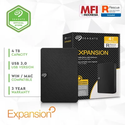 Seagate Expansion Portable Drive 4TB 2.5 USB 3.0 HDD/ Hardisk/ Harddisk External/ Hard Drive