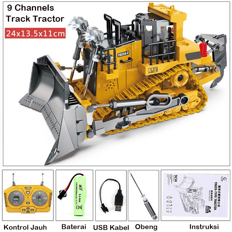 Jojotoy RC EXCAVATOR Alloy Remote Control Mainan RC