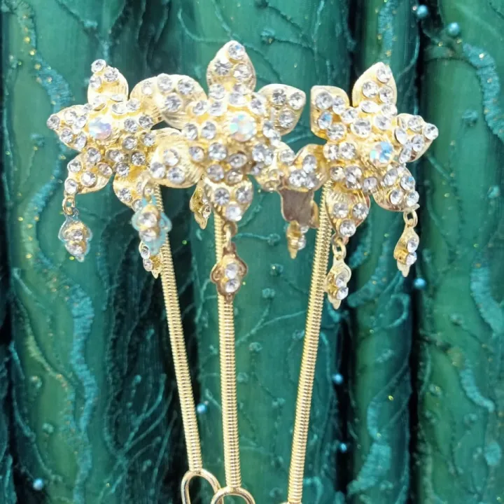 Cunduk Mentul Kembang Goyang Bunga Bintang Warna Gold Cantik Aksesories Rambut Lazada Indonesia