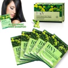 10 Sachet - Shampo BSY NONI TERBUKTI Natural Black Hair BPOM RI, ASLI HERBAL Teknologi USA Grosir BSY Original