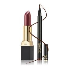 12 Warna Lipstik Lipstik Tahan Air Tipis Indeks Cepat Kering Eyeliner Pen Set-Intl