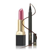 12 Colors Lipstick Lipstick Waterproof Thin Quick Dry Eyeliner Pen Set - intl