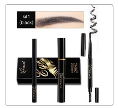 1 Set Niceface Eye Makeup Berkasnya Berukuran 0 dan Telah Diterjemahkan Ke Dalam Bahasa Pro maskara Eyeliner Pena Alis Pensil Set Kecantikan Wanita Membuat UP Alat Mata- INTL