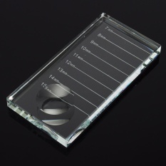2 In 1 Kaca Lem Bulu Mata Holder Lash Individu Adhesive Glue Pallet Extension-Intl