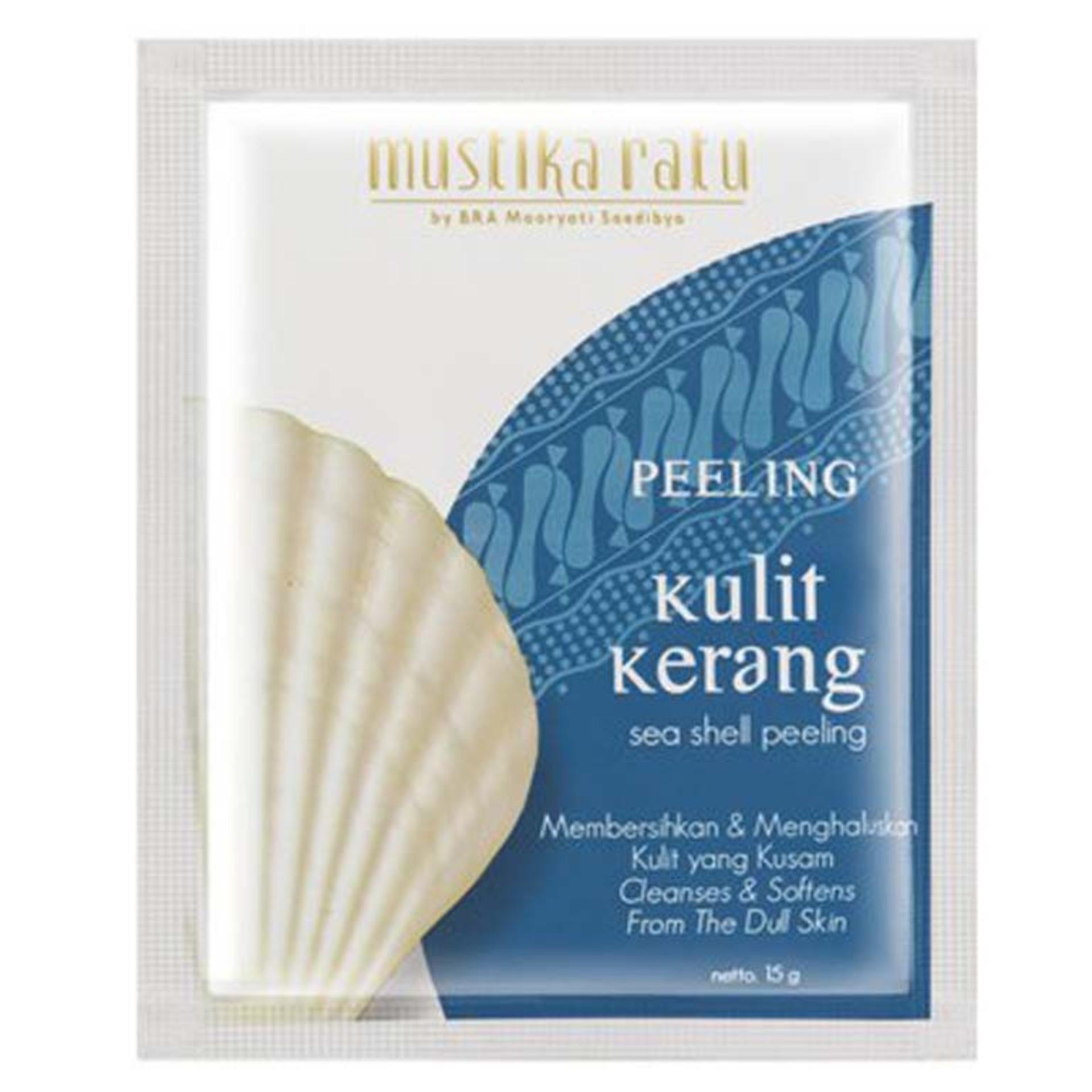 2 pcs mustika ratu peeling kerang 15 gr