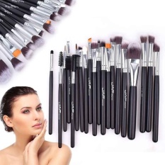 20 Pcs Nylon Hair Makeup Brushes Foundation Kosmetik Set Kecantikan untuk Pemula-Internasional