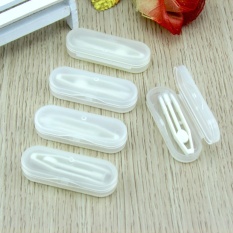 2 Set/lot Putih Pinset dan Suction Portable Lensa Kontak Inserter Remover Berguna Klem Travel untuk Kontak Lensa-Intl
