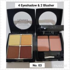 4 EYESHADOW & 2 BLUSHER NONNA 1006 NO. 03 MAKE UP SET