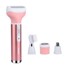 4 Dalam 1 Sentuhan Halus Tanpa Rasa Sakit Wanita Shaver Hidung & Alis Trimmer Trimmer Rambut Pemindahan Wajah Alat Kecantikan Perlengkapan (merah Muda) AERCS279PQ-Internasional