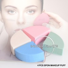 4 in 1 Spons Make Up Kenyal Premium Tidak mudah Brodol / Sponge beauty Make up bedak blender / Spon spons blender / BT SF-01