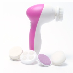 5 In 1 Electric Body Face Perawatan Kulit Wash Brush Cleaner Set Alat Produk Pembersih Wajah Scrub Wajah Bersih SPA Beauty Massager-Intl