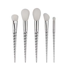 5 Pcs Makeup Brushes Set Powder Foundation Kuas Bibir Bibir (Putih)-Intl
