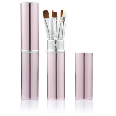5 Pcs Set Makeup Foundation Bubuk Kotak Silindris BrushProfessional Alat