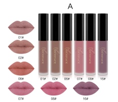 5pcs / set Materi Lipstik Warna Kosmetik Waterproof Lip Gloss Waterproof Liquid Metallic Lipstik bagus Wajah Makeup - intl