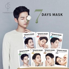 7 Pcs FORENCOS 7 HARI MASKER Vulkanik Ash Detox Sutra Mask-Intl