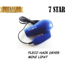 Fleco Hair Dryer Mini 7STAR - Hair Dryer Pengering Rambut 1 Pcs