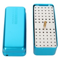 A++++ 72 Lubang Autoclave Sterilizer Case Dental Aluminium Endo Kotak Penyimpan Dokumen warna Biru - Intl