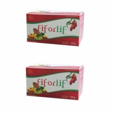 Abe Fiforlif - Paket 2 Box Super Fiber & Detox 100% Original Kaya Nutrisi 15 Sachet/box