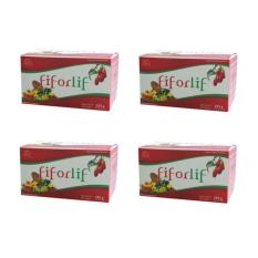 Abe Fiforlif - Paket 4 Box Fiber & Detox Alami Kaya Nutrisi Jaminan 100% Original -15 Sachet/Box