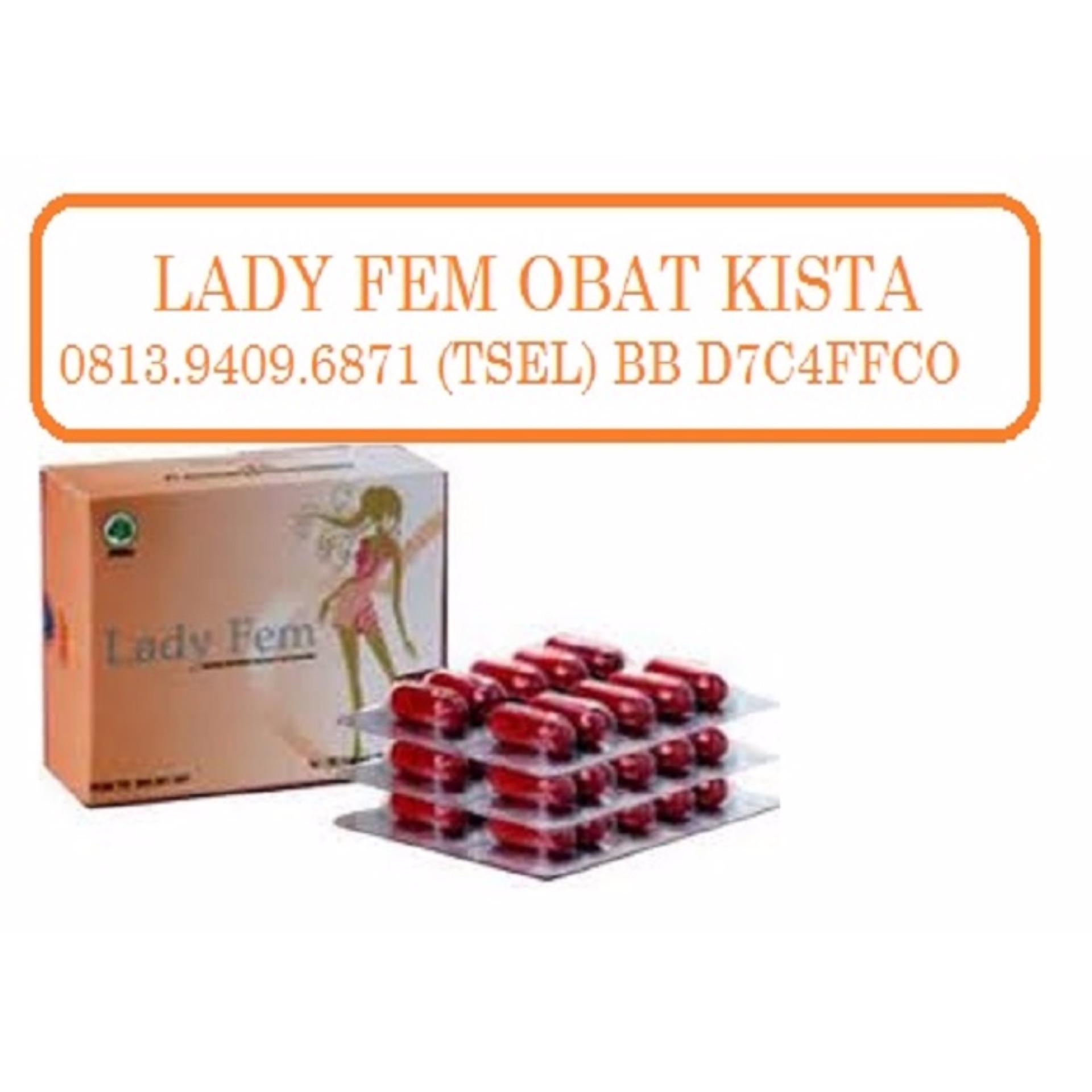 QAL Lady Fem Atasi Kista Ovarium, Endometriosis, Keputihan, Haid Tidak Teratur isi 30 kapsul