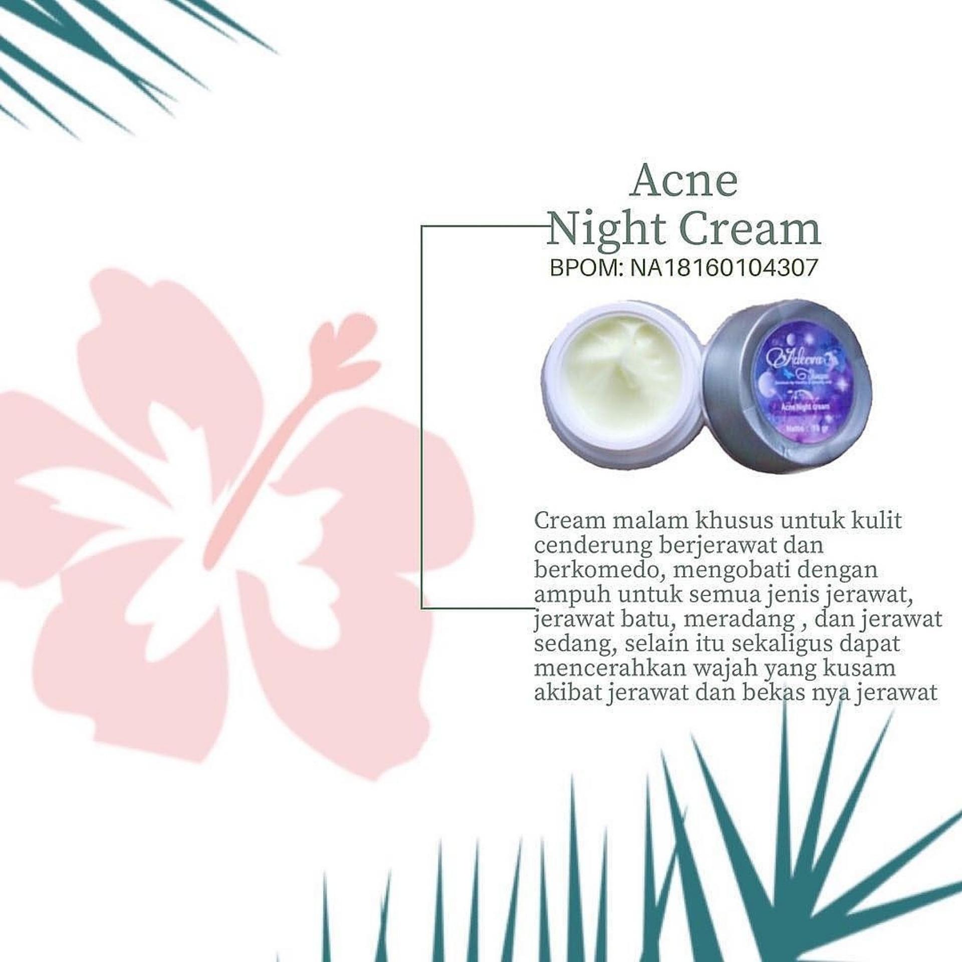 ACNE NIGHT CREAM BY ADEEVA SKINCARE