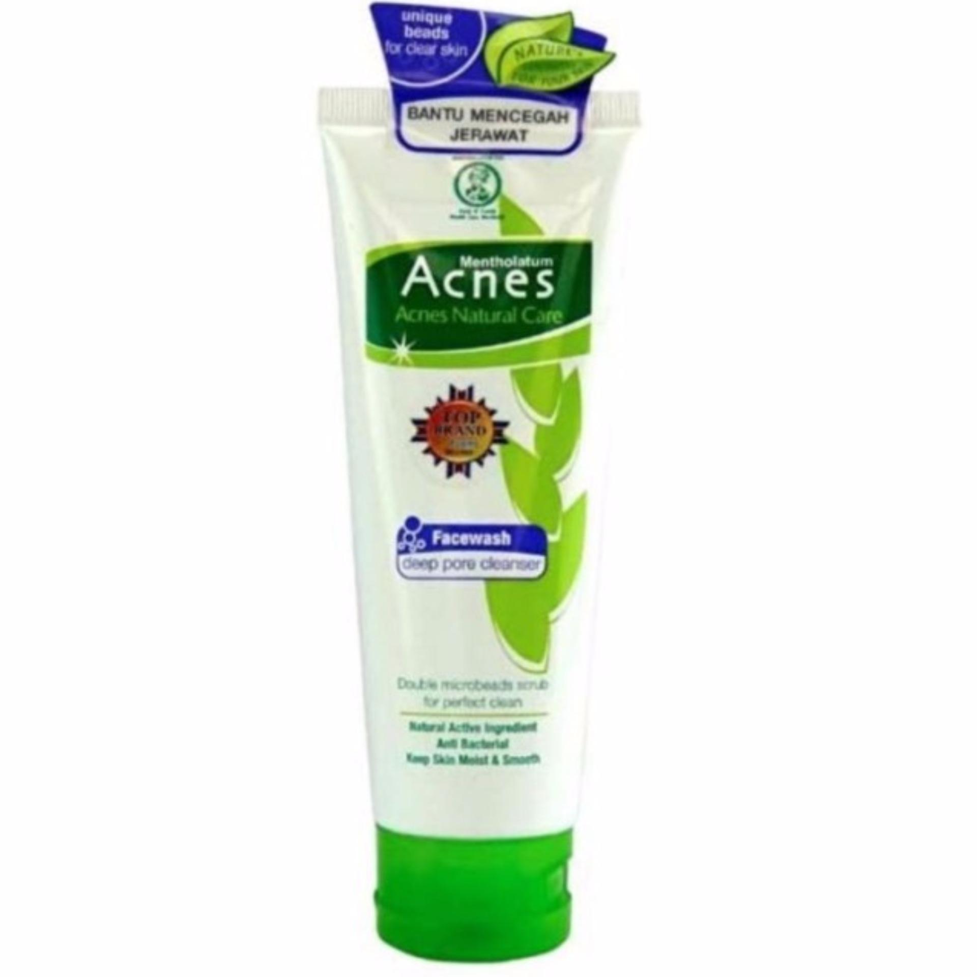 Acnes Natural Care Deep Pore Cleanser Facial Wash - 100gr   
