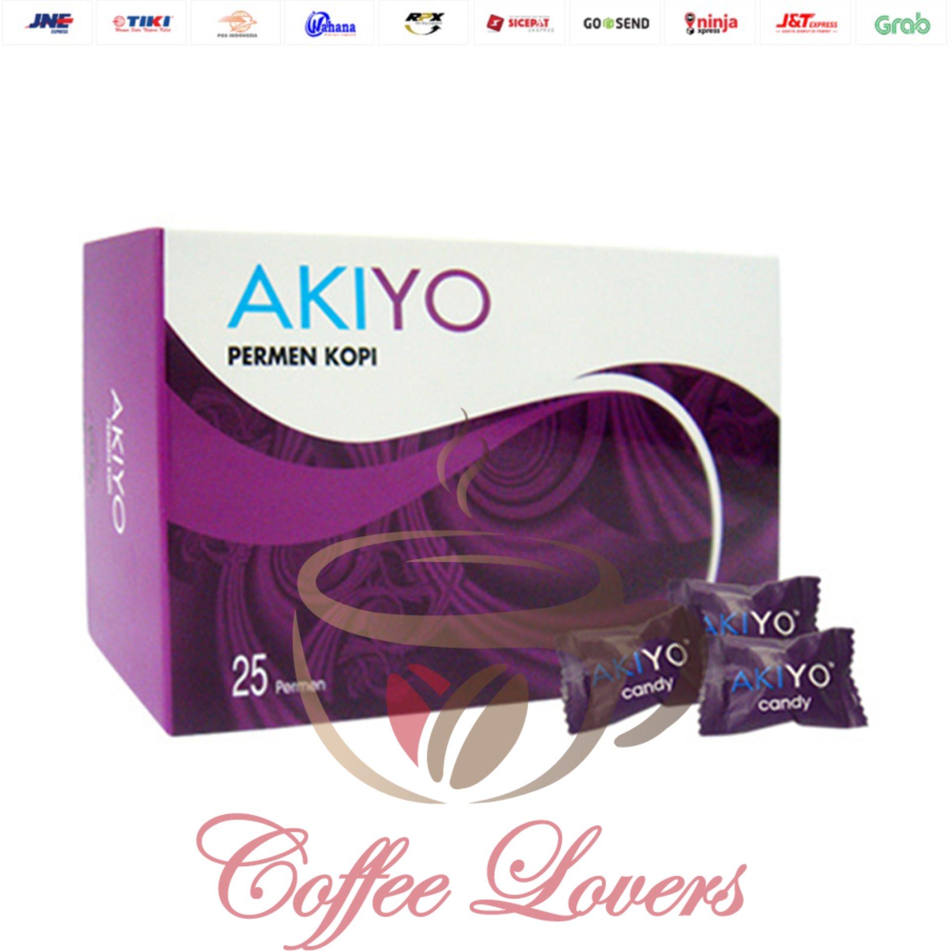 Akiyo Permen Kopi 25 Permen x 4.3 Gram BPOM RI ML : 824409001397