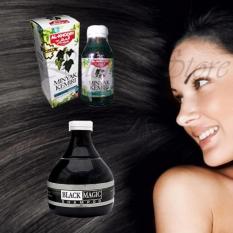 Al Khodry Minyak Kemiri Alkhodry Penyubur Rambut - 125 Ml + Free BMKS Black Magic Kemiri Shampoo - Shampo Sampo Kemiri Penumbuh Rambut - 500ml