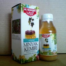 Al Khodry Minyak Kemiri Premium Gold Plus Zaitun - Minyak Herbal Alami Penumbuh Rambut dan Jambang