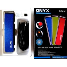 Alat Cukur Rambut Onyx Professional Trimmer OX216 - Hitamcocok digunakan untuk mencukur balita,