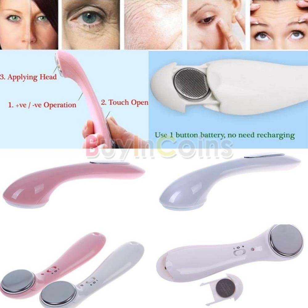 Facial Cleansing Skin Care Massager Ion Face/ Alat Pijat Wajah Getar  Pembersih dan Pengencang Wajah