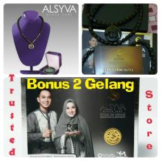 Alsyva Black Jade Kalung Kesehatan (Gratis Gelang)