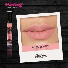 Aura Beauty Lipstik Warna aries PROMO MURAH Lipmatte Dengan Hasil Yang Matte Tahan Lama Dan Waterproof