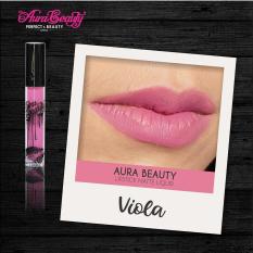 Aura Beauty Lipstik Warna viola PROMO MURAH Lipmatte Dengan Hasil Yang Matte Tahan Lama Dan Waterproof