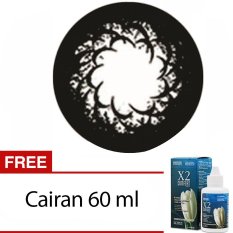 Baby Color Softlens Super Yogurt Black + Gratis Lenscase + Cairan 60ml - Minus 0.75